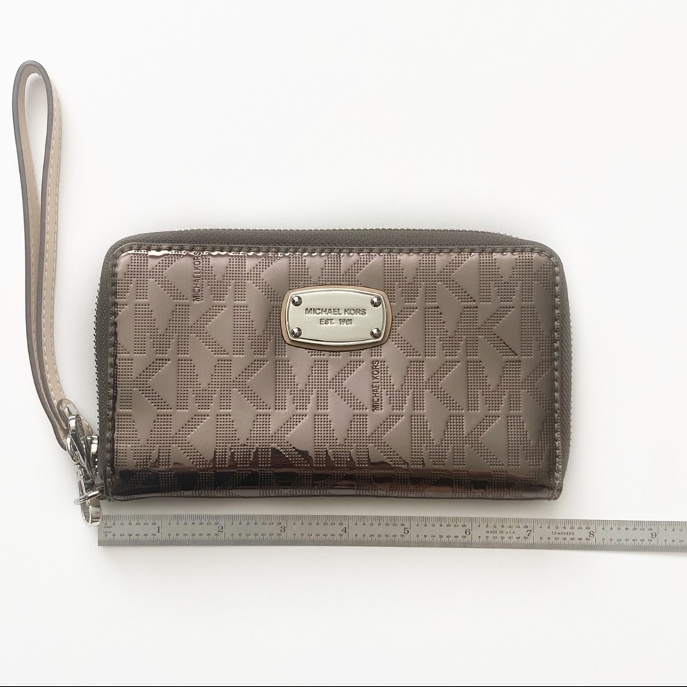 MICHAEL KORS Metallic Bronze/Silver Wallet